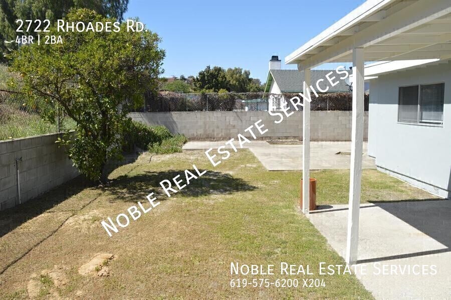 San Diego House: 2722 Rhoades Rd.